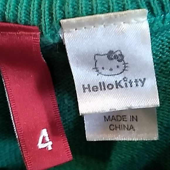 Hello Kitty Sz 4 Long Sweater - Picture 2 of 5